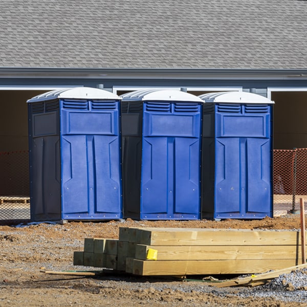 how do you ensure the portable restrooms are secure and safe from vandalism during an event in Saybrook